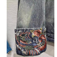 Load image into Gallery viewer, [AILAIQIAN Series]★China style outerwear★ Jacket Denim jacket Embroidery Jeans Blue Blue
