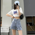 Load image into Gallery viewer, [Flower Series] ★Shorts★ Shorts Pants Denim 2color Easy to match Summer SML Blue Black
