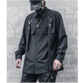 Load image into Gallery viewer, [WL Series]★Shirt★ Tops, long sleeve shirt, unisex, men's, black, Harajuku style, cool
