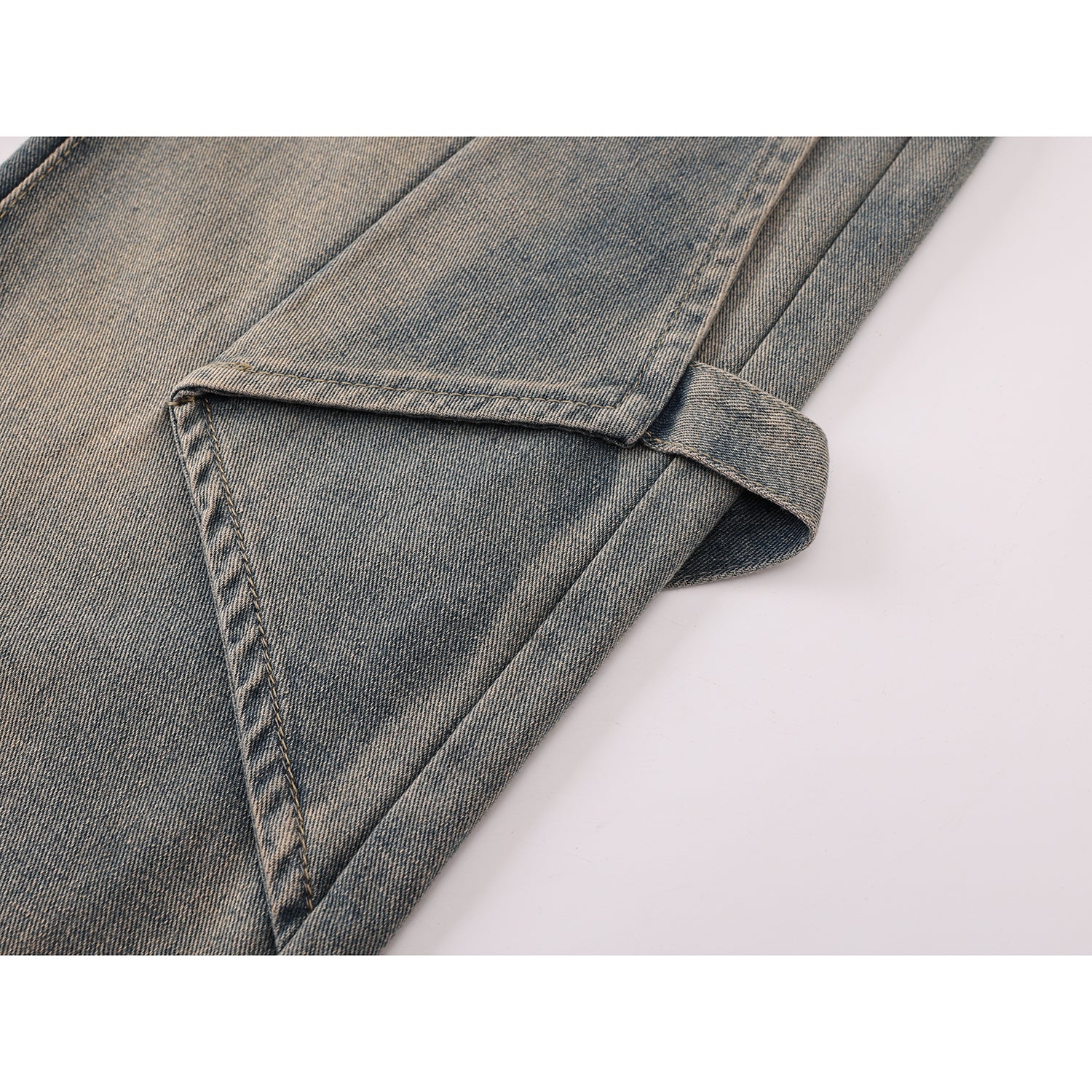 [LHSEN Series] ★Denim pants★ Jeans, trousers, bottoms, women's, retro, cute, easy to match