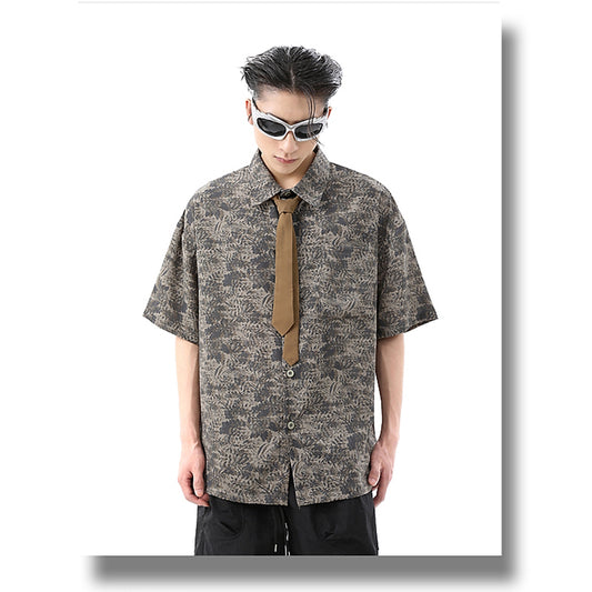 [YOUSHIQI Series]★China Style Shirt★ Tops Unisex Men's China Button Black