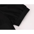 Load image into Gallery viewer, [LHSEN Series] ★Chinese-style top★ Shirt, short sleeves, women's, unique, Chinese buttons, black
