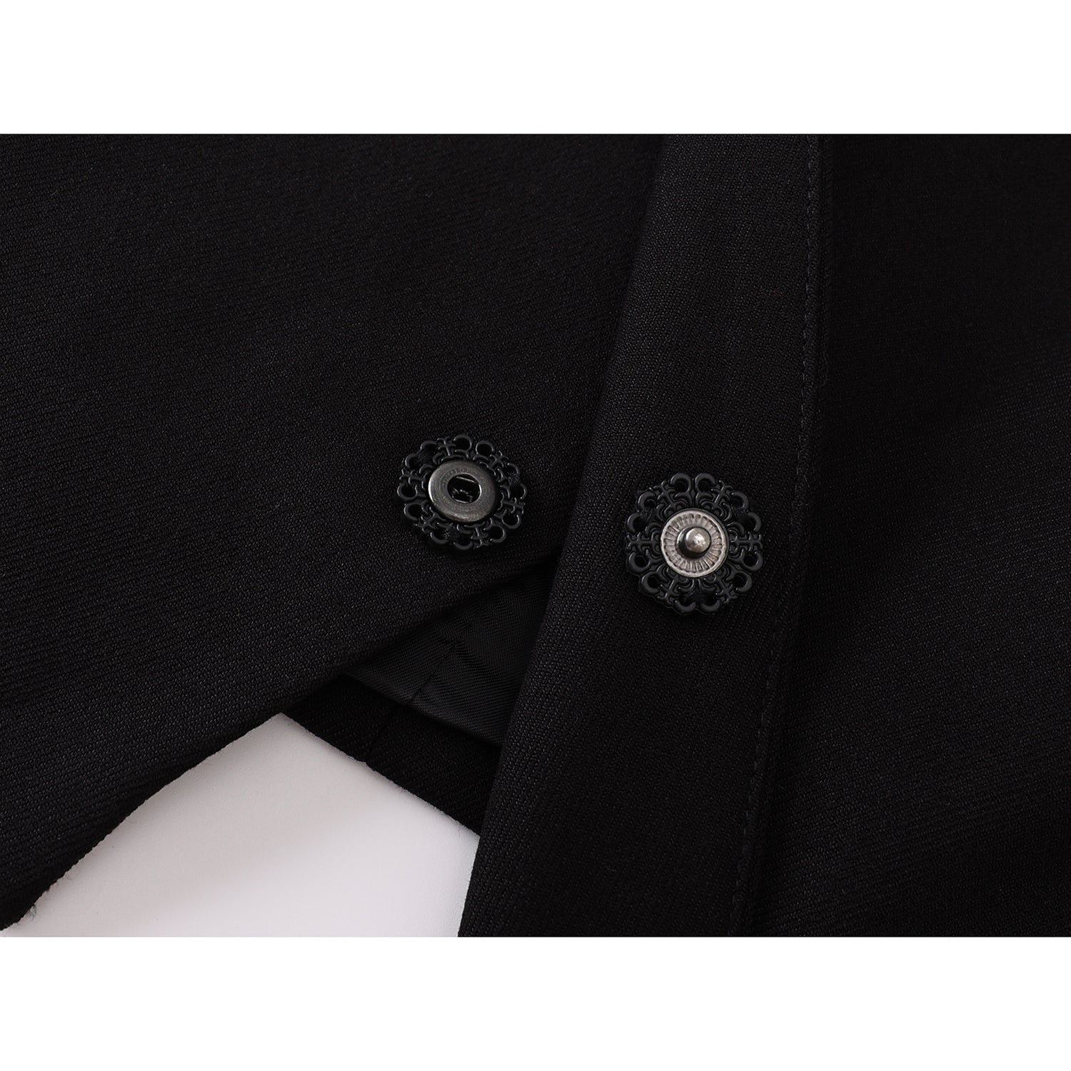 [LHSEN Series] ★Outer★ Jacket Simple Easy to match with design Black Black