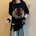 Load image into Gallery viewer, [YIPINSHAN Series]★China style tops★ 2color tops T-shirt embroidery white black
