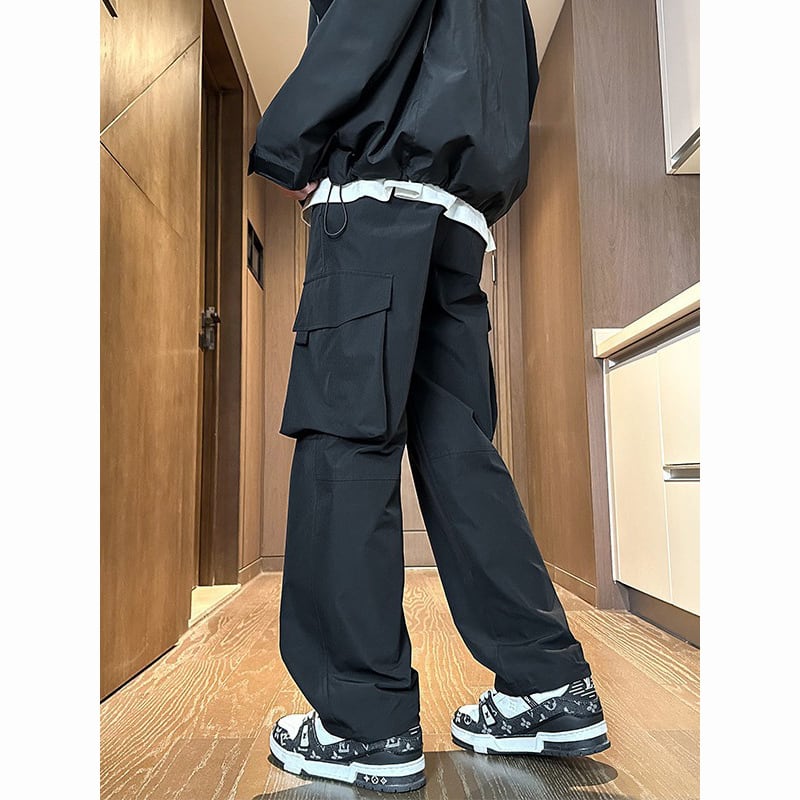 ✿New item! [BIGEMAN Series] ★Casual Pants★ 2color Pants Bottoms Unisex Men's Large Size Black Green