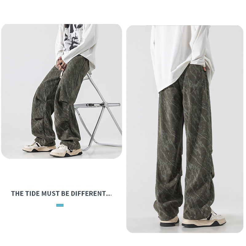 [BIGEMAN Series] ★Denim pants★ 2 colors Bottoms Unisex Men's Casual Simple Easy to match