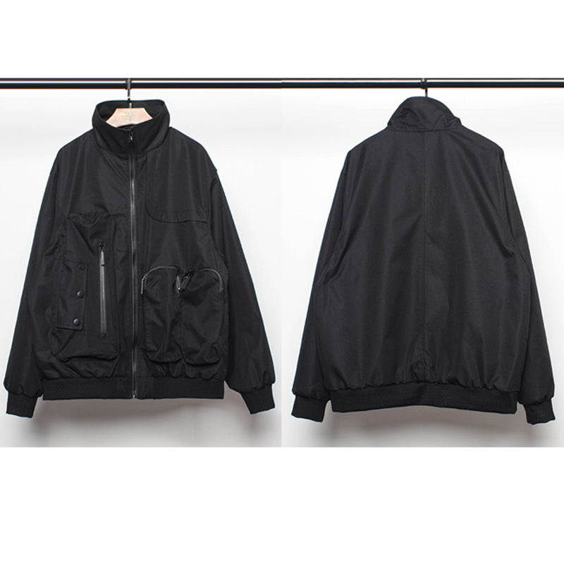 [WL Series]★Jacket★ Outerwear Unisex Men's Casual Unique Design Black Cool