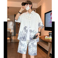 Load image into Gallery viewer, [WUSHE Series] ★Chinese style set up★ 3 colors Shirt + shorts Unisex Men's Large size Cool
