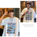 Gallery viewerに画像を読み込む, 【PPGシリーズ】★Tシャツ★ 5color トップス 半袖 男女兼用 メンズ 大きいサイズ スエード 油絵風
