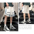 Load image into Gallery viewer, [XIHA Series] ★Shorts★ 3 colors Bottoms Shorts Unisex Men's Switching Black Beige Green
