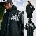 Load image into Gallery viewer, [FASHION series] ★Outerwear★ 2color embroidered stadium jacket, unisex, men's, women's, switching
