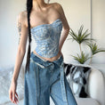 Load image into Gallery viewer, [HANMOYAN Series] ★Denim pants★ Pants Bottoms Butterfly Unique Women's Cute Easy to match
