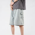 Load image into Gallery viewer, [XIHA Series] ★Shorts★ 3 colors Bottoms Shorts Unisex Men's Switching Black Beige Green
