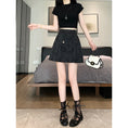 Load image into Gallery viewer, [SANMUZI Series]★China style skirt★Bottoms Mini length skirt Cute easy to match pleated skirt
