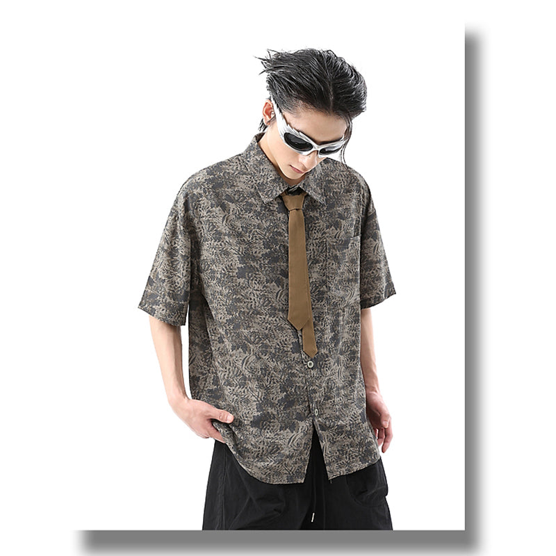 [YOUSHIQI Series]★China Style Shirt★ Tops Unisex Men's China Button Black