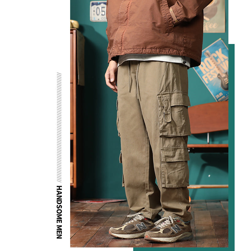 [Thirty-six Street Series] ★Casual Pants★ 2color Pants Bottoms Unisex Men's Elastic Waist