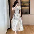 Load image into Gallery viewer, [QIANYUANXI Series] ★Chinese-style dress★ Improved Chinese dress, ink-wash pattern, cute, for dates and weddings
