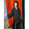 Load image into Gallery viewer, [Kokaisha---Butterfly Gin Series] ★Chinese-style top★ Happi coat, outerwear, unique, embroidered, butterfly, retro, easy to match
