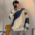 Load image into Gallery viewer, [PPG Series]★Sweater★ 2color Tops Unisex Men's Color Scheme Black Blue Black Blue Easy to match
