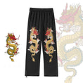 Load image into Gallery viewer, ✿New item! [BIGEMAN Series]★China style pants★ 2color casual pants bottoms unisex men's large size dragon pattern dragon pattern black red
