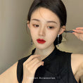 Load image into Gallery viewer, [Picalela Series]★China Style Earring★ Earrings Accessories Women's Long Length Improves Temperament Black
