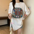 Load image into Gallery viewer, [YIPINSHAN Series]★China style tops★ 2color tops T-shirt embroidery white black
