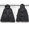 Load image into Gallery viewer, [WL Series] ★Jacket★ Outerwear with hood, unisex, men's casual, black, large pockets
