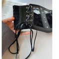 Load image into Gallery viewer, [SONGCHENG Series] ★Belt★ Obi Accessories Small items Easy to match Black Black PU Lace
