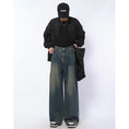 Load image into Gallery viewer, [BIGEMAN Series] ★Denim pants★ 2 colors Bottoms Unisex Men's Casual Simple Easy to match
