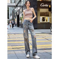 Load image into Gallery viewer, [HANMOYAN Series] ★Denim pants★ Pants Bottoms Butterfly Unique Women's Cute Easy to match
