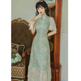 Load image into Gallery viewer, [HONGSHE Series] ★Chinese Dress★ Lace Chinese-style dress, switching, slimming, party
