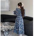 Load image into Gallery viewer, [JIGUJIGU Series] ★One Piece★ Women's Long Sleeve Floral Pattern Dress Retro Easy to Match Large Size
