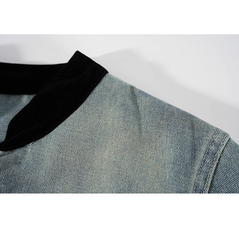 [Mage Designer Series] ★Outer★ Jacket Denim Jacket Jeans Blue Blue Ladies