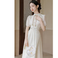 Load image into Gallery viewer, [FANJIAMAN series] ★Chinese style dress★ Dress + belt Improve your temperament Cute Date Summer clothes
