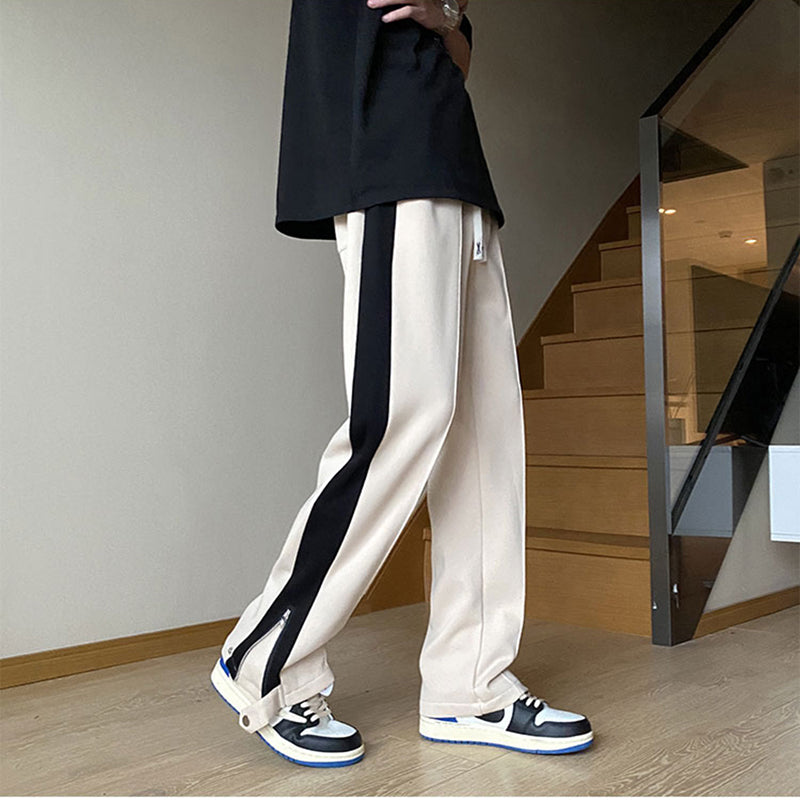 [YANDAN Series]★Casual pants★ 3color pants bottoms unisex men's large size color scheme