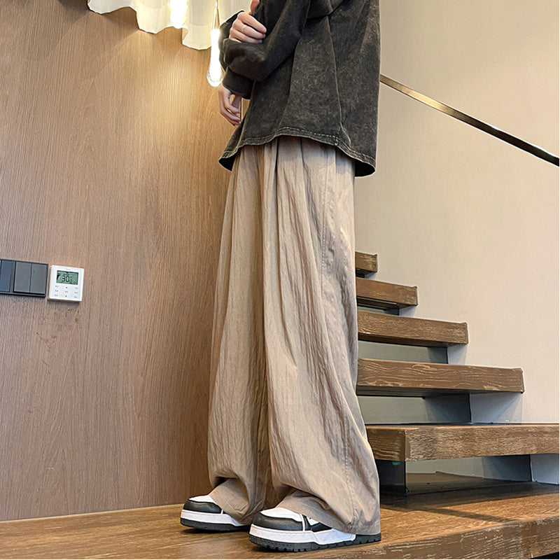 [LPZ Series] ★Chinese-style pants★ 5 colors Gaucho pants Bottoms Unisex Men's Large sizes Plain Simple