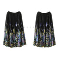 Load image into Gallery viewer, [XIAOER Series]★China style skirt★ 3color floral pattern skirt bottoms elastic waist, easy to match for commuting, dates
