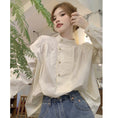 Load image into Gallery viewer, [YIHAO Series]★Shirt★ Tops Long Sleeve Shirt Women's Simple Stand Neck Retro Easy to Match
