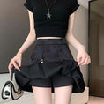 Load image into Gallery viewer, [SANMUZI Series]★China style skirt★Bottoms Mini length skirt Cute easy to match pleated skirt
