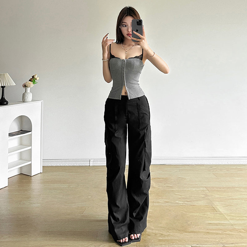 [HANMOYAN Series] ★Denim pants★ Pants Bottoms Butterfly Unique Women's Cute Easy to match