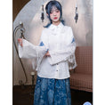 Load image into Gallery viewer, [Kokaisha---Butterfly Gin Series] ★Chinese-style top★ Happi coat, outerwear, unique, embroidered, butterfly, retro, easy to match
