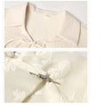 Load image into Gallery viewer, [YOYO CLUB Series]★China style tops★ 2color China style shirt China button Apricot White
