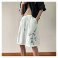 Load image into Gallery viewer, [KADISHOU Series] ★Chinese-style pants★ 2 colors Embroidered shorts Casual pants Bottoms Unisex Men's Large size
