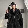 Load image into Gallery viewer, [PPG series]★Jacket★ 3color outerwear unisex men's simple black wine red apricot
