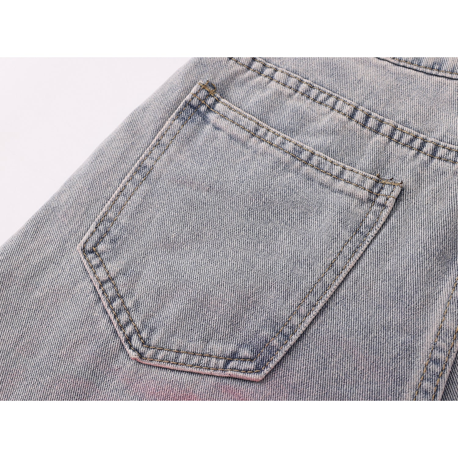 [LHSEN Series] ★Denim pants★ Jeans, trousers, bottoms, ladies, butterfly, cute, easy to match