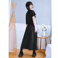 Load image into Gallery viewer, [Kokaisha Series] ★China style pants★ Chiffon gaucho pants Spring/Summer Loose Black Black SML XL
