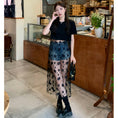 Load image into Gallery viewer, [Flower Series] ★Shorts★ Shorts Pants Denim 2color Easy to match Summer SML Blue Black
