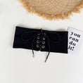 Load image into Gallery viewer, [SONGCHENG Series] ★Belt★ Obi, accessories, small items, easy to match, black, elastic
