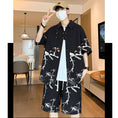 Load image into Gallery viewer, [WUSHE Series] ★Chinese style set up★ 3 colors Shirt + shorts Unisex Men's Large size Cool
