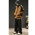 Load image into Gallery viewer, [ZHUOKAI Series] ★Jacket★ 2color outerwear, unisex, men's color scheme, hat included, vertical stripes, striped pattern
